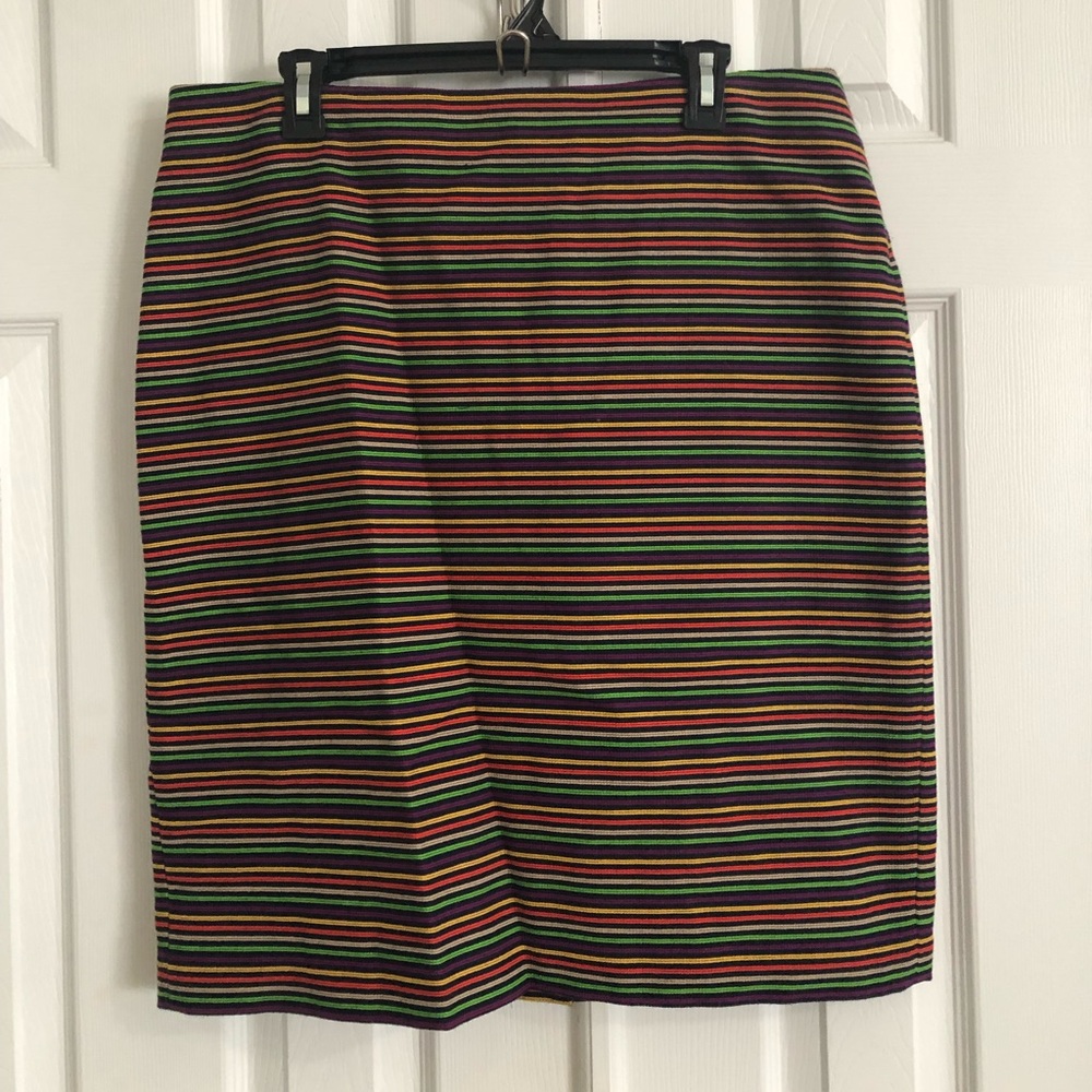 Multi colored pencil skirt by Talbots!